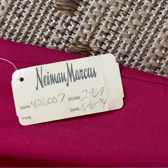 GILLIAN Vintage (1994) 💯% Silk Sleeveless Pink Dress Size 6 NWT - Picture 14 of 14